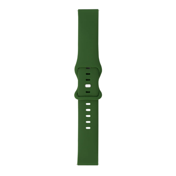 8-buckle Silicone Replacement Strap Watchband, For Huawei Watch GT 2 Pro 46mm, For Honor Magic Watch 2 42mm, For Honor Magic Watch 2 46mm, For Amazfit Pop