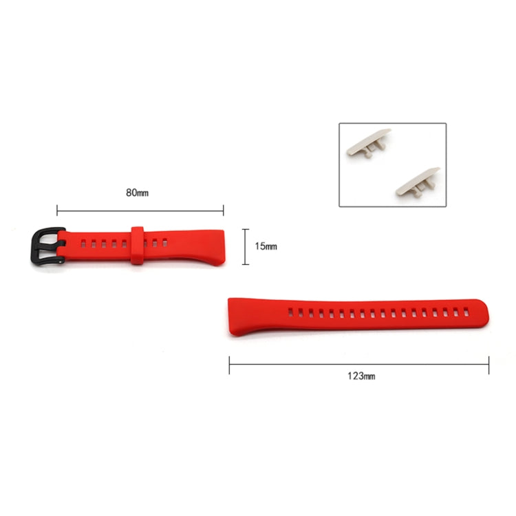 Pure Color Silicone Replacement Strap Watchband, For Honor Band 6