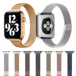 Milan Loopback Small Waist Replacement Watchband For Apple Watch Series, 7 41mm / 6 & SE & 5 & 4 40mm / 3 & 2 & 1 38mm, 7 45mm / 6 & SE & 5 & 4 44mm / 3 & 2 & 1 42mm