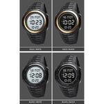 SKMEI 1632 Dual Time Display Luminous Electronic Watch, Support Alarm Clock