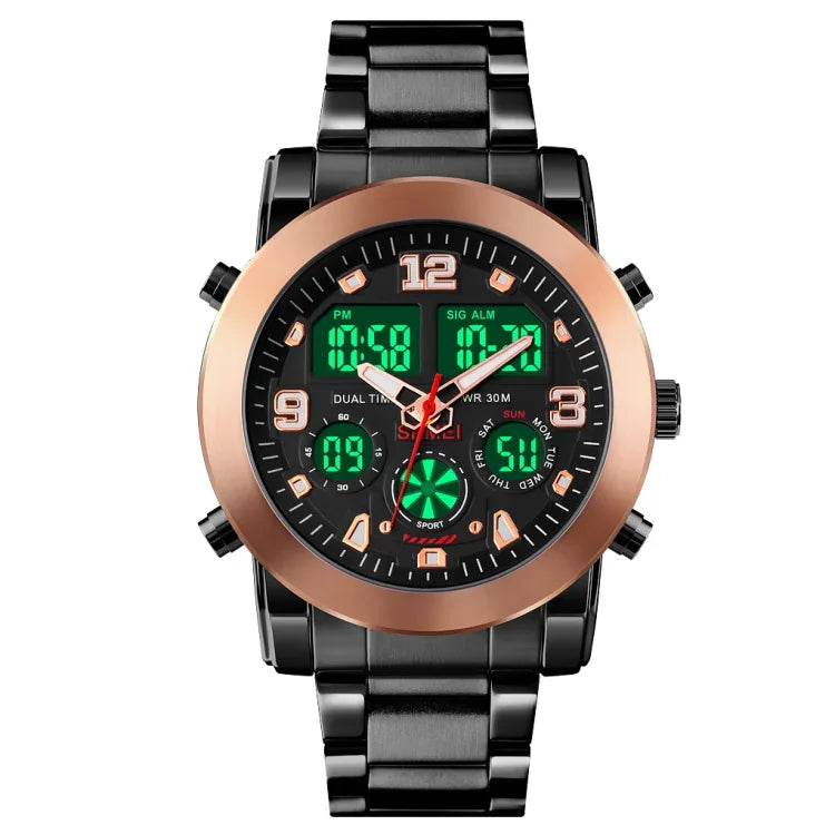 SKMEI 1642 Three-time Display Luminous Electronic Watch, Support Alarm Clock