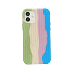 Herringbone Texture Silicone Protective Case, For iPhone 11, For iPhone 12, For iPhone 12 Pro, For iPhone 12 Pro Max