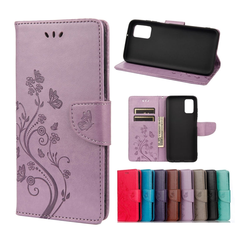 Butterfly Flower Pattern Horizontal Flip Leather Case with Holder & Card Slots & Wallet, For Samsung Galaxy A03s 164mm, For iPhone 13 mini, For iPhone 13, For iPhone 13 Pro, For iPhone 13 Pro Max