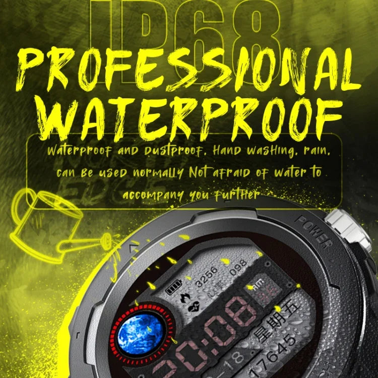 NORTH EDGE Mars 2 1.4 inch Full Touch Screen Outdoor Sports Bluetooth Smart Watch, Support Heart Rate / Sleep / Blood Pressure / Blood Oxygen Monitoring & Remote Control Camera & 7 Sports Modes