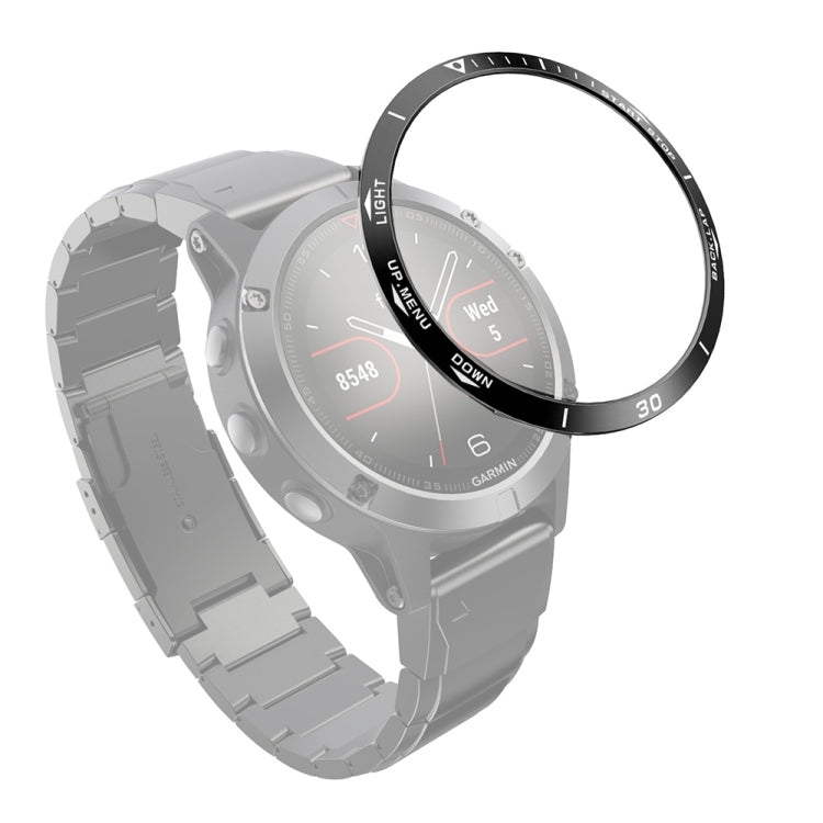 Smart Watch Steel Bezel Ring, A Version, For Garmin Fenix 3/3 HR, For Garmin Fenix 5X/5X Plus, For Garmin Fenix 5, For Garmin Fenix 6/6 Pro/ 6 Sapphire