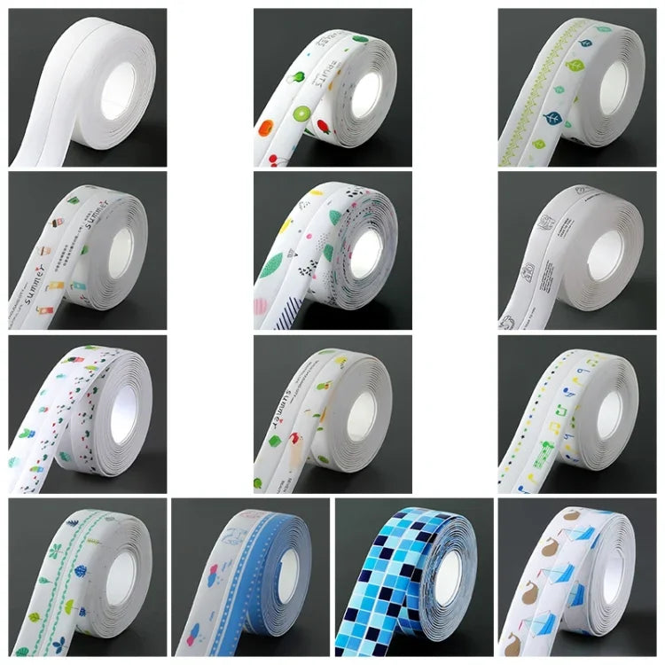 Kitchen Beauty Stitching Stickers Waterproof Mildew Proof Moisture Proof High Temperature Sticker, White Background