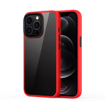 Ming Shield Hybrid Frosted Transparent PC + TPU Scratchproof Shockproof Case, For iPhone 13 mini, For iPhone 13, For iPhone 13 Pro, For iPhone 13 Pro Max