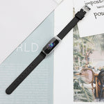 For Fitbit Luxe Leather Replacement Strap Watchband, S