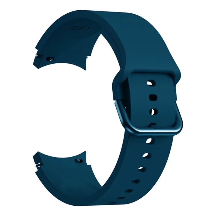 Universal Silicone Colorful Buckle Replacement Strap Watchband, For Samsung Galaxy Watch4 40mm, For Samsung Galaxy Watch4 44mm, For Samsung Galaxy Watch4 Classic 42mm, For Samsung Galaxy Watch4 Classic 46mm