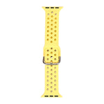 Silicone Replacement Watchband For Apple Watch Series, 7 45mm / 6 & SE & 5 & 4 44mm / 3 & 2 & 1 42mm