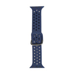 Silicone Replacement Watchband For Apple Watch Series, 7 45mm / 6 & SE & 5 & 4 44mm / 3 & 2 & 1 42mm