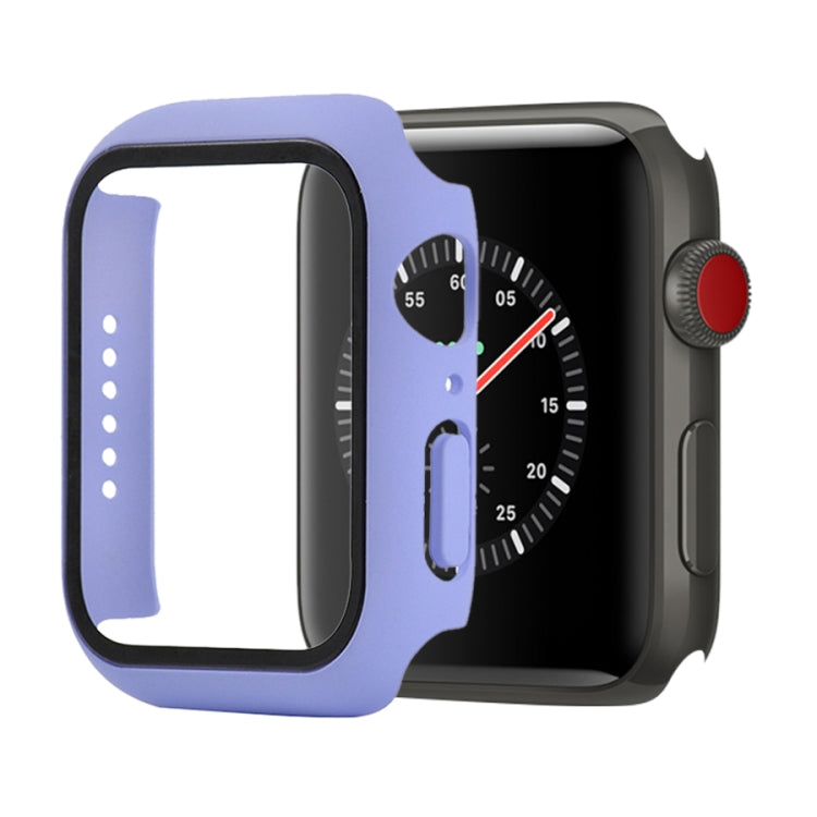 Shockproof PC+Tempered Glass Protective Case with Packed Carton For Apple Watch 44mm(Orange), For Apple Watch Series 6 / 5 / 4 / Watch SE 44mm, For Apple Watch Series 6 & SE & 5 & 4 44mm, For Apple Watch Series 3 & 2 & 1 42mm