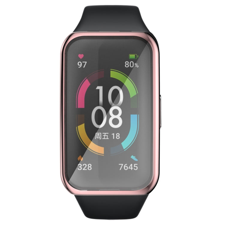 Full Coverage TPU Electroplating Protective Case Cover, For Huawei Band 6 / 6 Pro / Honor Band 6