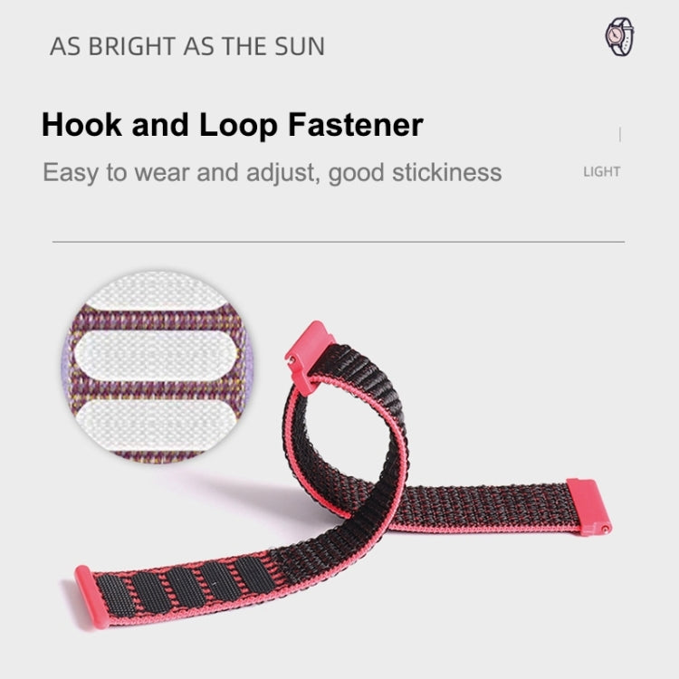 Nylon Loop Replacement Strap Watchband, For Garmin Vivoactive 3