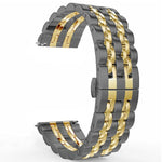 Seven-beads Steel Replacement Strap Watchband, 20mm Women Version, 22mm Men Version