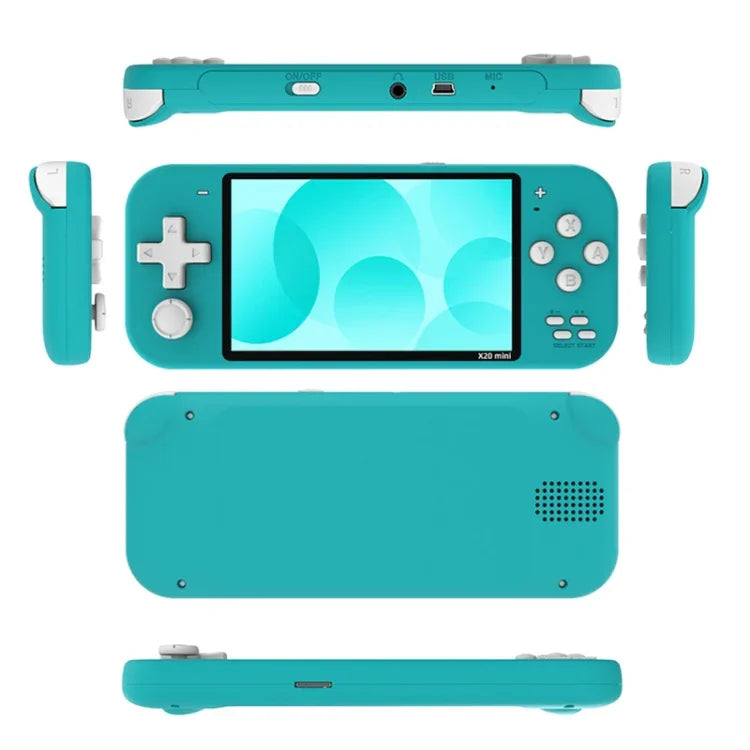 X20 mini Classic Games Handheld Game Console with 4.3 inch Screen & 8GB Memory, X20 mini / Yellow, X20 mini / Green, X20 mini / Blue, X20 mini / Grey