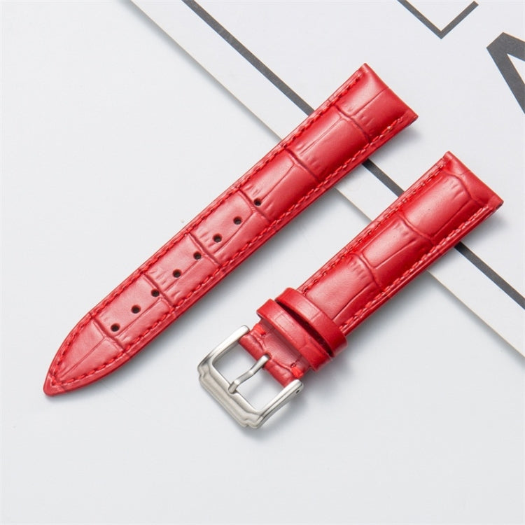 Calf Leather Replacement Strap Watchband, 14mm, 16mm, 18mm, 20mm, 22mm
