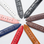 Calf Leather Replacement Strap Watchband, 24mm