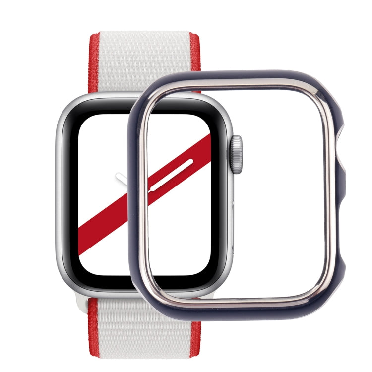 Dual-color Electroplating PC Protective Watch Case, For Apple Watch Series 6 / 5 / 4 / Watch SE 44mm, For Apple Watch Series 3 & 2 & 1 42mm, For Apple Watch Series 6 / 5 / 4 / Watch SE 40mm