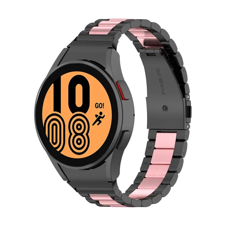 Three Strains Steel Replacement Strap Watchband, For Samsung Galaxy Watch4 / Watch4 Classic