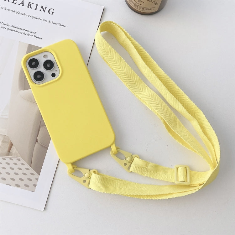Elastic Silicone Protective Case with Wide Neck Lanyard, For iPhone 13, For iPhone 13 Pro, For iPhone 13 Pro Max, For iPhone 12 / 12 Pro, For iPhone 11, For iPhone 11 Pro, For iPhone 13 mini, For iPhone 12 Pro Max, For iPhone 11 Pro Max