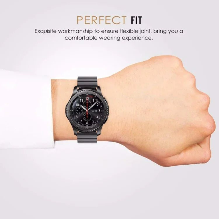 For Samsung Smart Watch One-bead Steel Replacement Strap Watchband, 18mm, 20mm, 22mm