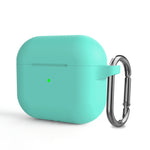 Silicone Thickening Wireless Earphone Protective Case with Hook, For AirPods 3
