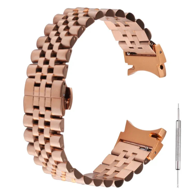 Five-bead Stainless Steel Replacement Strap Watchband, For Samsung Galaxy Watch4 40mm/44mm