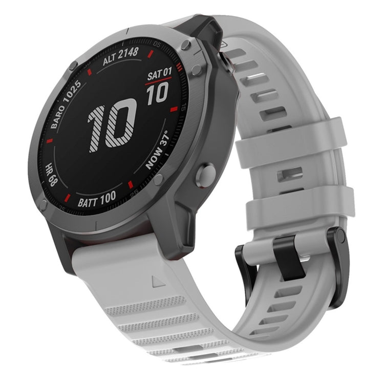 For Garmin Fenix 6 22mm Silicone Smart Watch Replacement Strap Wristband