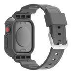 Glacier Transparent TPU Integrated Replacement Strap Watchband, For Apple Watch Series 7 45mm, For Apple Watch Series 7 41mm
