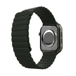 Integrated Silicone Replacement Strap Watchband For Apple Watch Series, 7 41mm / 6&SE&5&4 40mm / 3&2&1 38mm, 7 45mm / 6&SE&5&4 44mm / 3&2&1 42mm