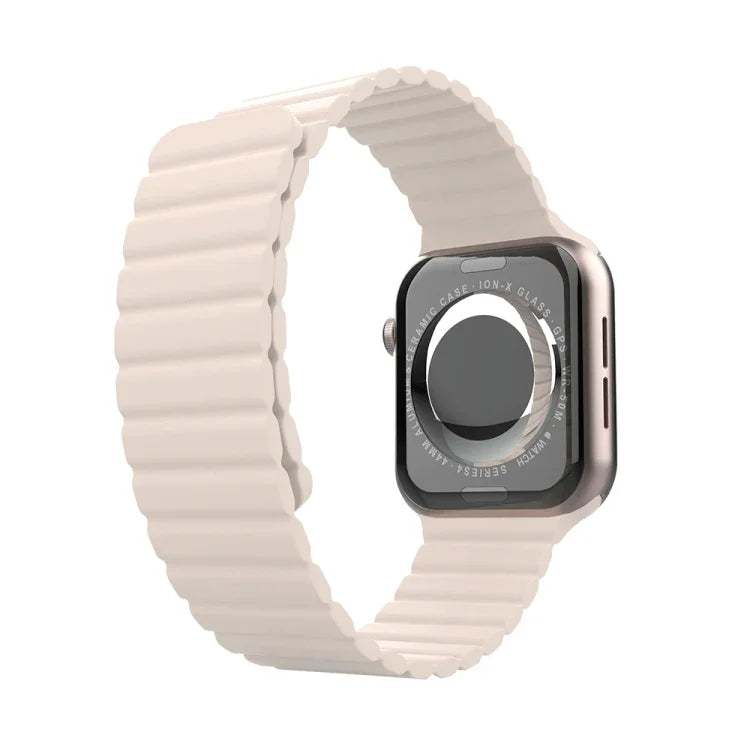 Integrated Silicone Replacement Strap Watchband For Apple Watch Series, 7 41mm / 6&SE&5&4 40mm / 3&2&1 38mm, 7 45mm / 6&SE&5&4 44mm / 3&2&1 42mm