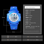 SKMEI 1451 LED Digital Stopwatch Chronograph Luminous Children Sports Electronic Watch, 1451(Transparent Sky Blue), 1451(Transparent Rose Red), 1451(White Shell Blue Circle), 1451(Yellow Shell Blue Circle), 1451(Black Shell Blue Circle)                ...