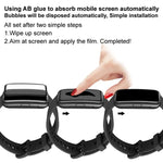 IMAK Plexiglass HD Watch Protective Film For Apple Watch Series 9 / 8 / 7 41mm, For Apple Watch 7 41mm, For Apple Watch 7 45mm