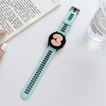 Two-color Silicone Strap Watchband, For Samsung Galaxy Watch4 40mm / 44mm