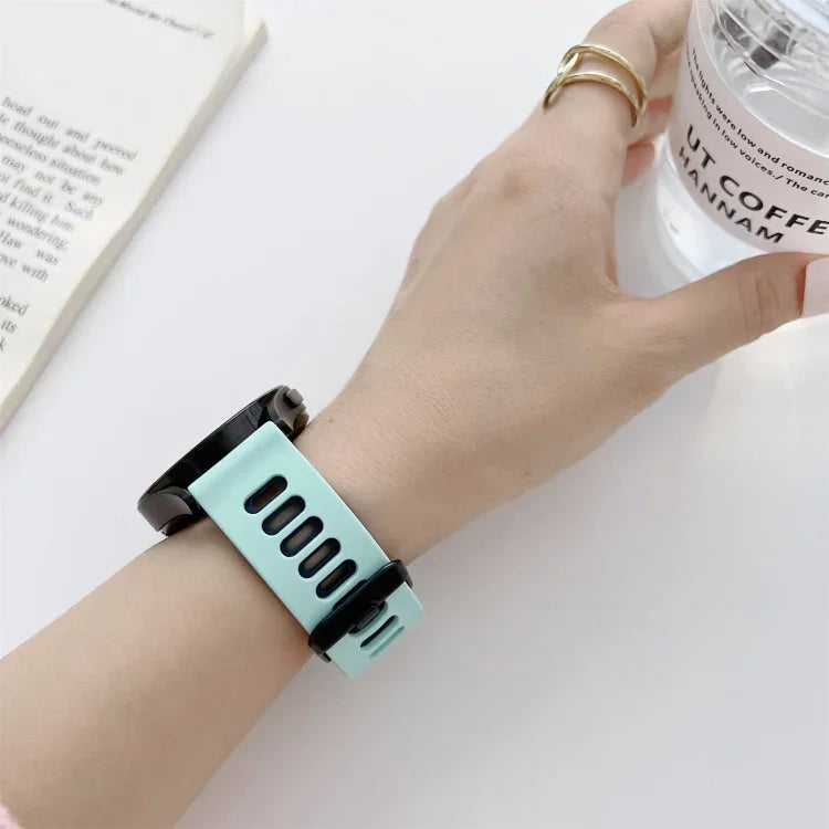 Two-color Silicone Strap Watchband, For Samsung Galaxy Watch4 40mm / 44mm