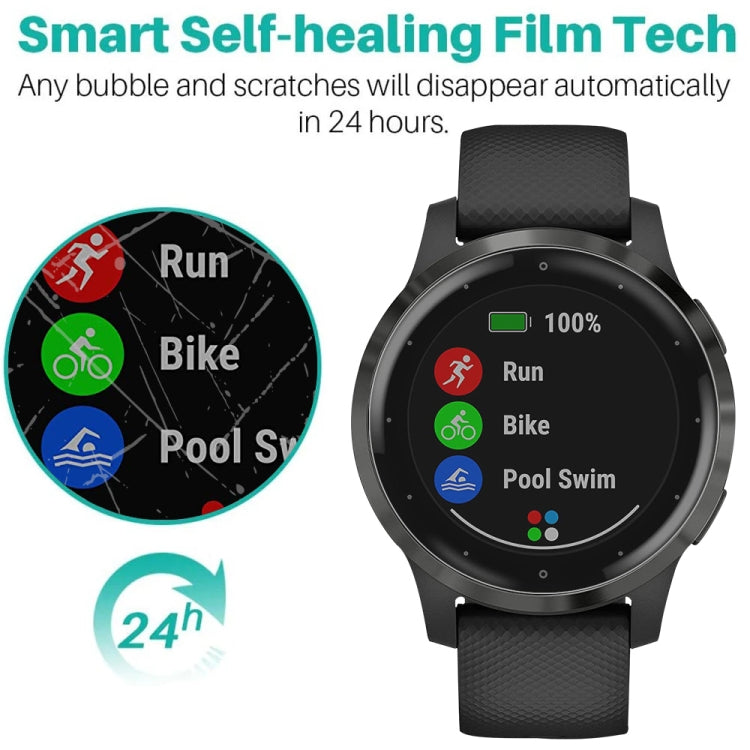 Soft Hydrogel Film Watch Screen Protector, For Garmin Vivoactive 3, For Garmin Vivoactive 4, For Garmin Vivoactive 4S