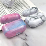 For AirPods Pro Marble Water Sticker Wireless Earphone Protective Case, For AirPods Pro
