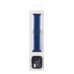 Adjustable Striped Woven Nylon Watchband + Watch Case Set For Apple Watch Series, 7 41mm/6&SE&5&4 40mm/3&2&1 38mm, 7 45mm/6&SE&5&4 44mm/3&2&1 42mm