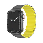 Mutural Moran Series Liquid Silicone Magnetic Strap Watchband For Apple Watch Series, 7 41mm / 6&SE&5&4 40mm / 3&2&1 38mm, 7 45mm / 6&SE&5&4 44mm / 3&2&1 42mm