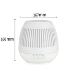 400ml Hollow-out LED Humidifier Wood Grain Air Purifier Aromatherapy Machine with Colorful LED Light, EU Plug, UK Plug, US Plug
