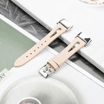 FC5-18 Pointed Tail Leather Strap Watchband, For Fitbit Charge 5