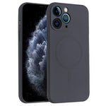 Liquid Silicone Full Coverage Magsafe Phone Case, For iPhone 11 Pro Max