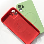 Liquid Silicone Full Coverage Magsafe Phone Case, For iPhone 11 Pro Max