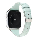 Stitching Stripes Genuine Leather Strap  Watchband, For Apple Watch Series, For Apple Watch Series 5