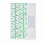 H-102CS Touch Backlight Bluetooth Keyboard Leather Case with Rear Three-fold Holder, For iPad 10.2 2020 & 2019 / Pro 10.5 inch