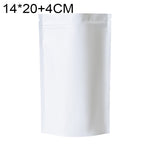 100 PCS/Set Matte Aluminum Foil Snack Stand-up Pouch, 14x20+4cm, 15x22+4cm, 16x24+4cm, 18x26+4cm