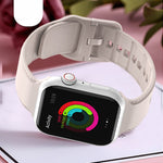 Silicone Watchband For Apple Watch Series, 7 45mm / 6&SE&5&4 44mm / 3&2&1 42mm