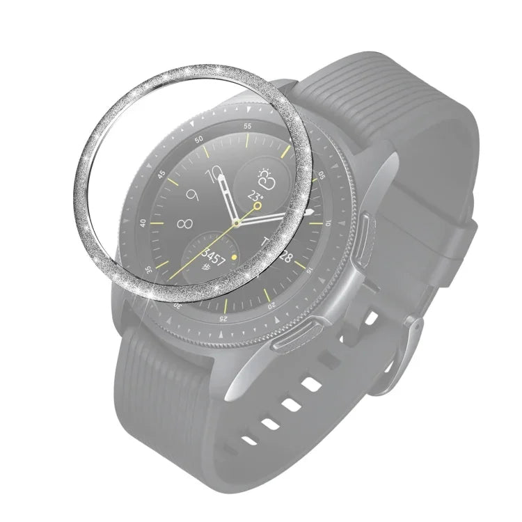 Glitter Powder Stainless Steel Bezel Ring, For Samsung Galaxy Watch 42mm
