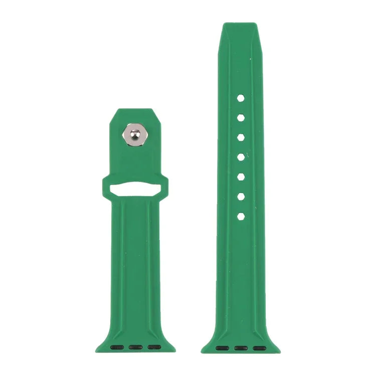 King Kong Silicone Watchband For Apple Watch Series, 7 41mm / 6&SE&5&4 40mm / 3&2&1 38mm, 7 45mm / 6&SE&5&4 44mm / 3&2&1 42mm